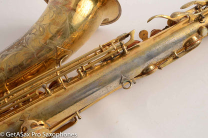 Conn Gold Portrait New Wonder II Chu Berry Tenor Saxophone 197907