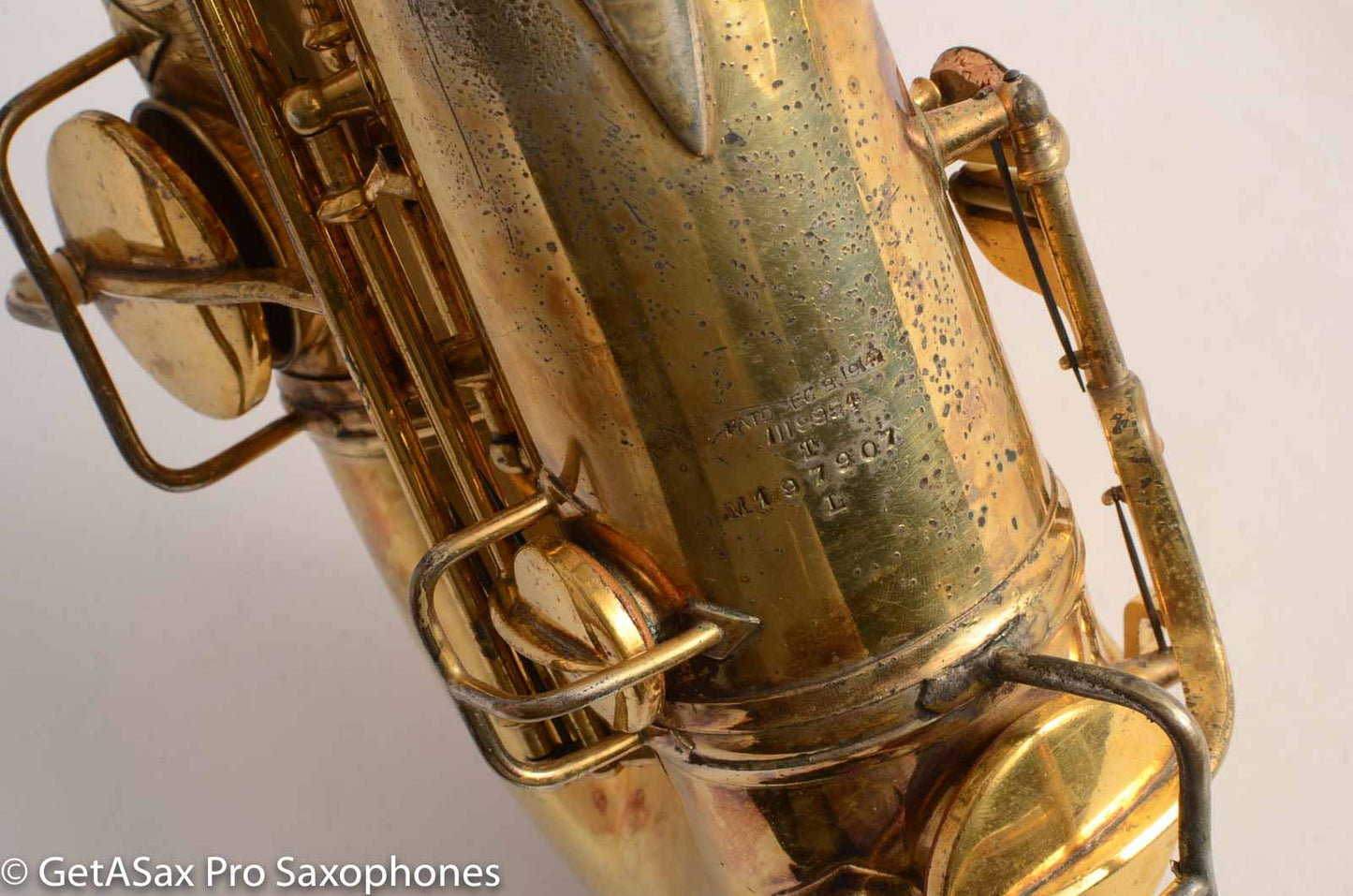 Conn Gold Portrait New Wonder II Chu Berry Tenor Saxophone 197907
