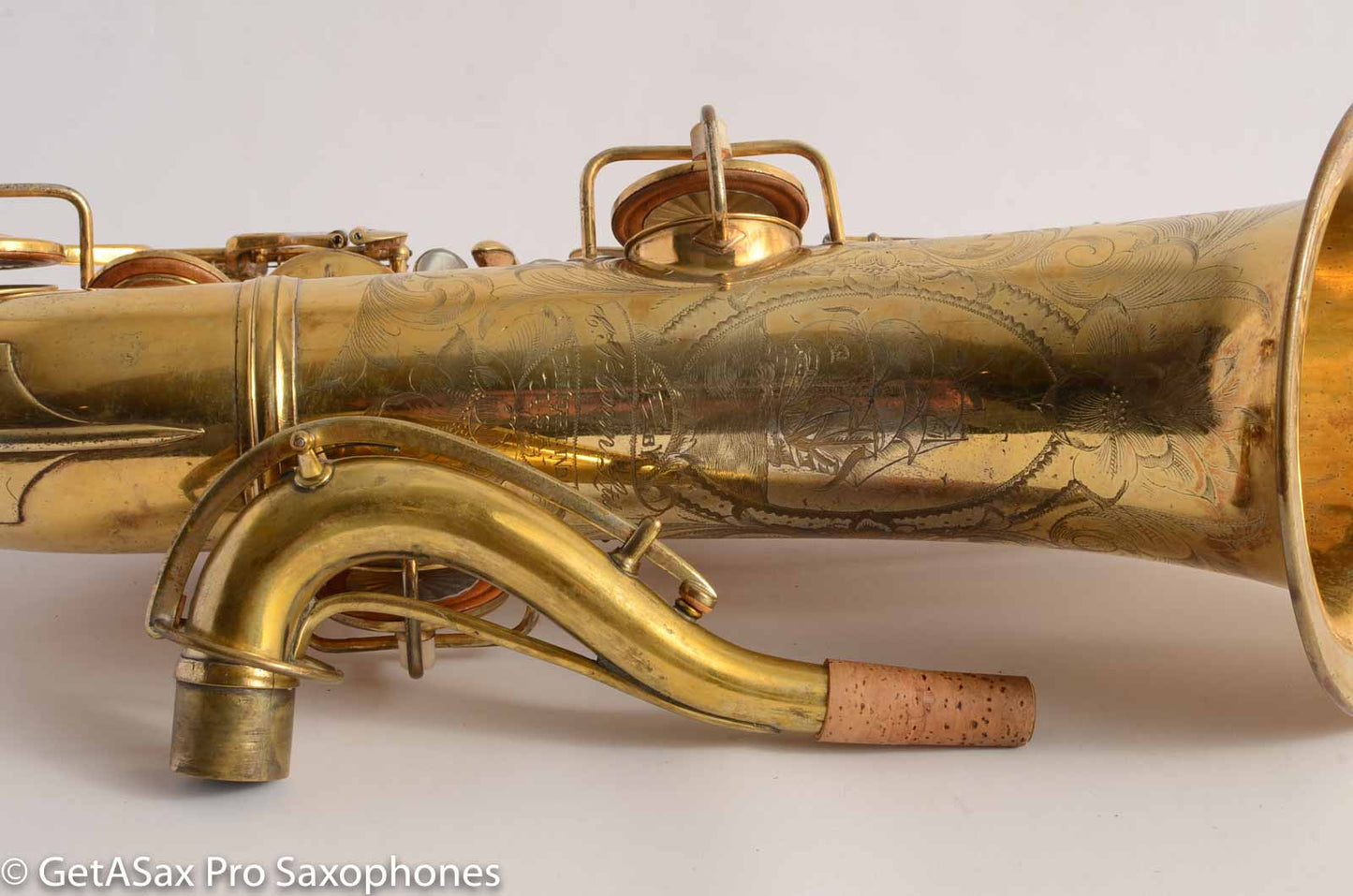 Conn Gold Portrait New Wonder II Chu Berry Tenor Saxophone 197907