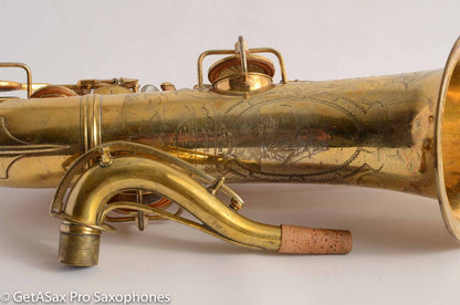 Conn Gold Portrait New Wonder II Chu Berry Tenor Saxophone 197907