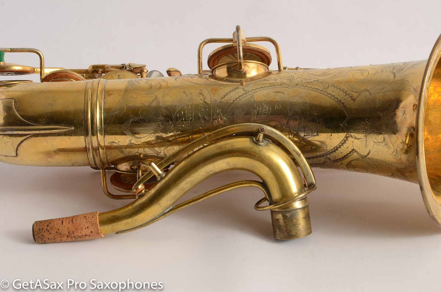Conn Gold Portrait New Wonder II Chu Berry Tenor Saxophone 197907