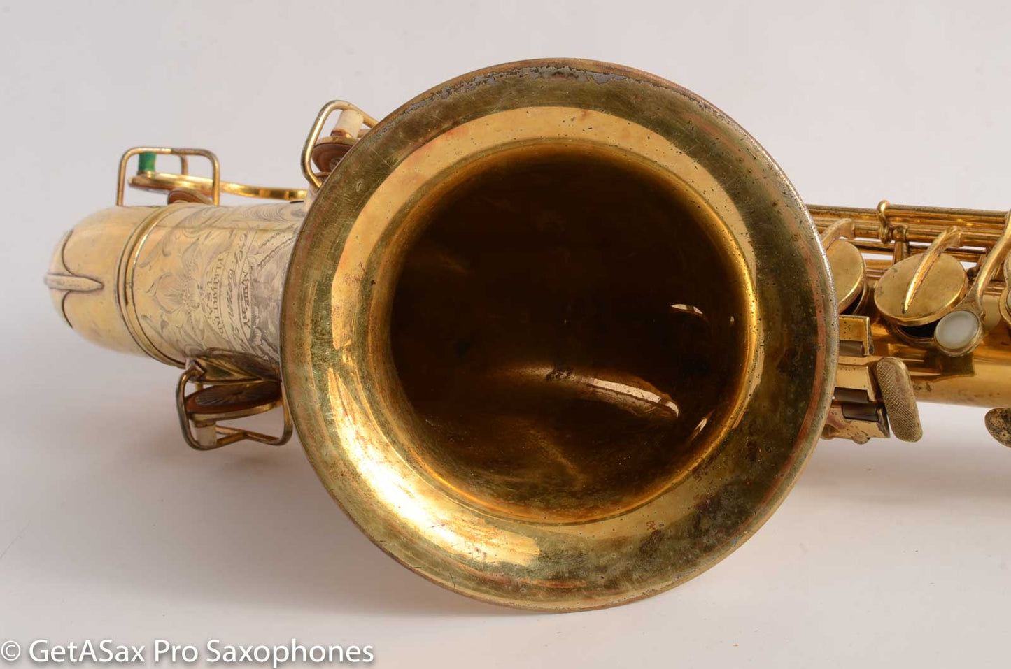 Conn Gold Portrait New Wonder II Chu Berry Tenor Saxophone 197907