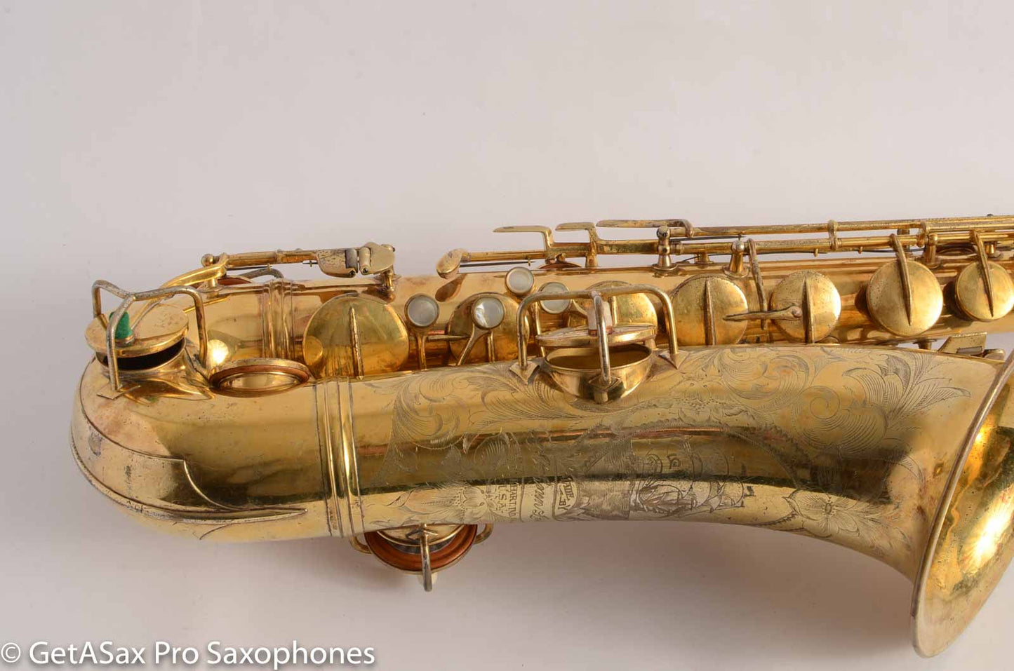 Conn Gold Portrait New Wonder II Chu Berry Tenor Saxophone 197907