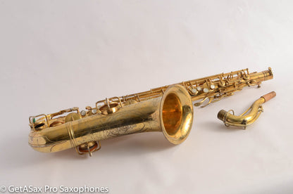 Conn Gold Portrait New Wonder II Chu Berry Tenor Saxophone 197907
