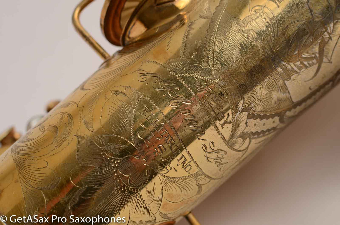 Conn Gold Portrait New Wonder II Chu Berry Tenor Saxophone 197907