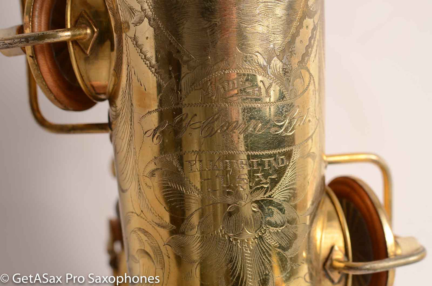 Conn Gold Portrait New Wonder II Chu Berry Tenor Saxophone 197907