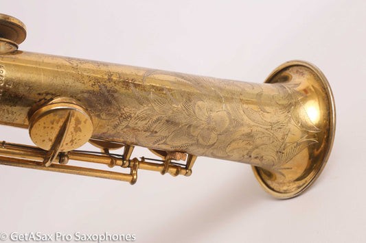 Conn New Wonder II Original Gold Plate Soprano Needs OH 178951