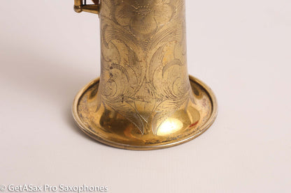 Conn New Wonder II Original Gold Plate Soprano Needs OH 178951
