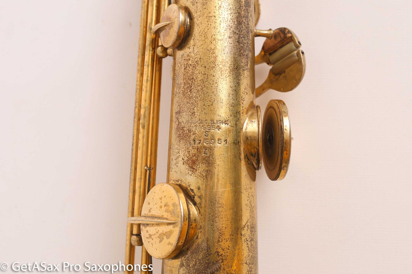 Conn New Wonder II Original Gold Plate Soprano Needs OH 178951