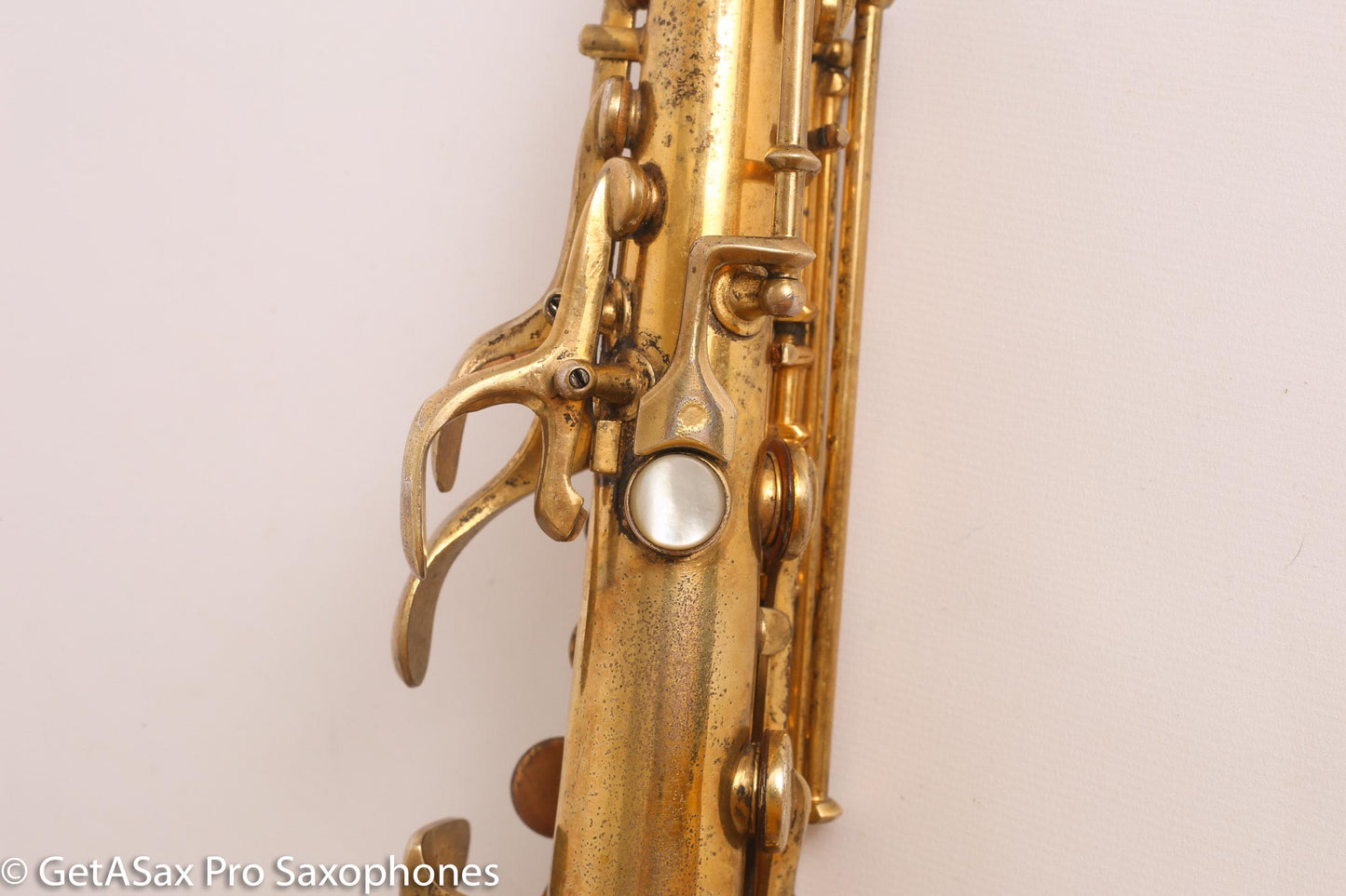 Conn New Wonder II Original Gold Plate Soprano Needs OH 178951