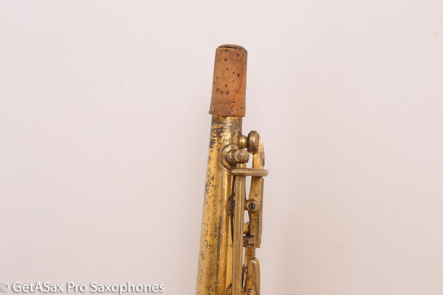 Conn New Wonder II Original Gold Plate Soprano Needs OH 178951