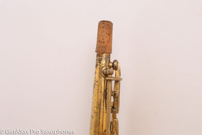 Conn New Wonder II Original Gold Plate Soprano Needs OH 178951