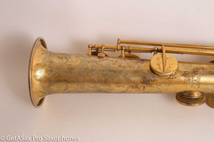 Conn New Wonder II Original Gold Plate Soprano Needs OH 178951