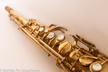 Conn New Wonder II Original Gold Plate Soprano Needs OH 178951