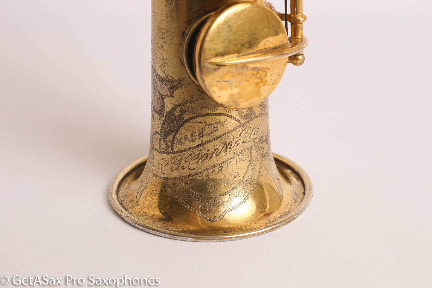 Conn New Wonder II Original Gold Plate Soprano Needs OH 178951