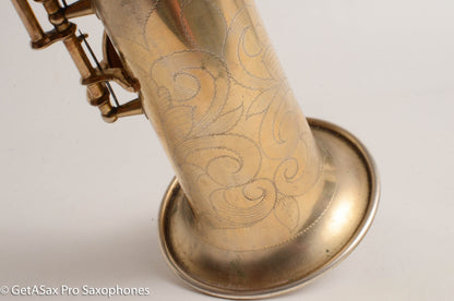 Conn New Wonder II Soprano Original Gold Plate Overhauled with Mods Front F 199071