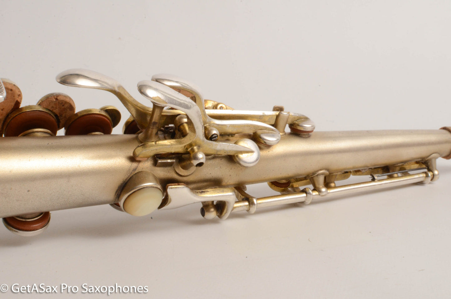 Conn New Wonder II Soprano Original Gold Plate Overhauled with Mods Front F 199071