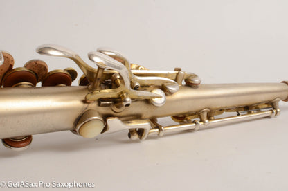 Conn New Wonder II Soprano Original Gold Plate Overhauled with Mods Front F 199071