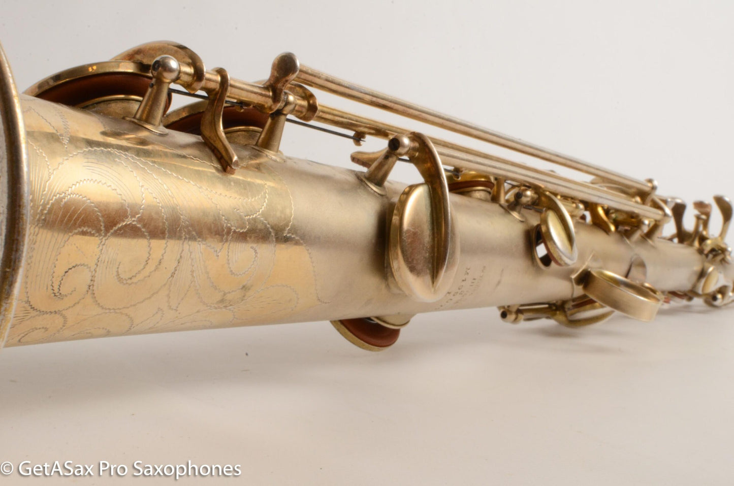 Conn New Wonder II Soprano Original Gold Plate Overhauled with Mods Front F 199071