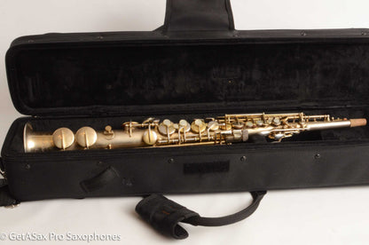 Conn New Wonder II Soprano Original Gold Plate Overhauled with Mods Front F 199071