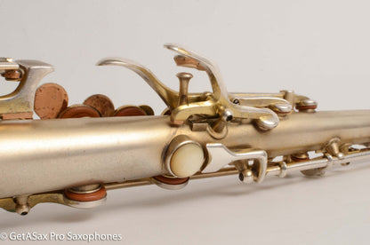 Conn New Wonder II Soprano Original Gold Plate Overhauled with Mods Front F 199071