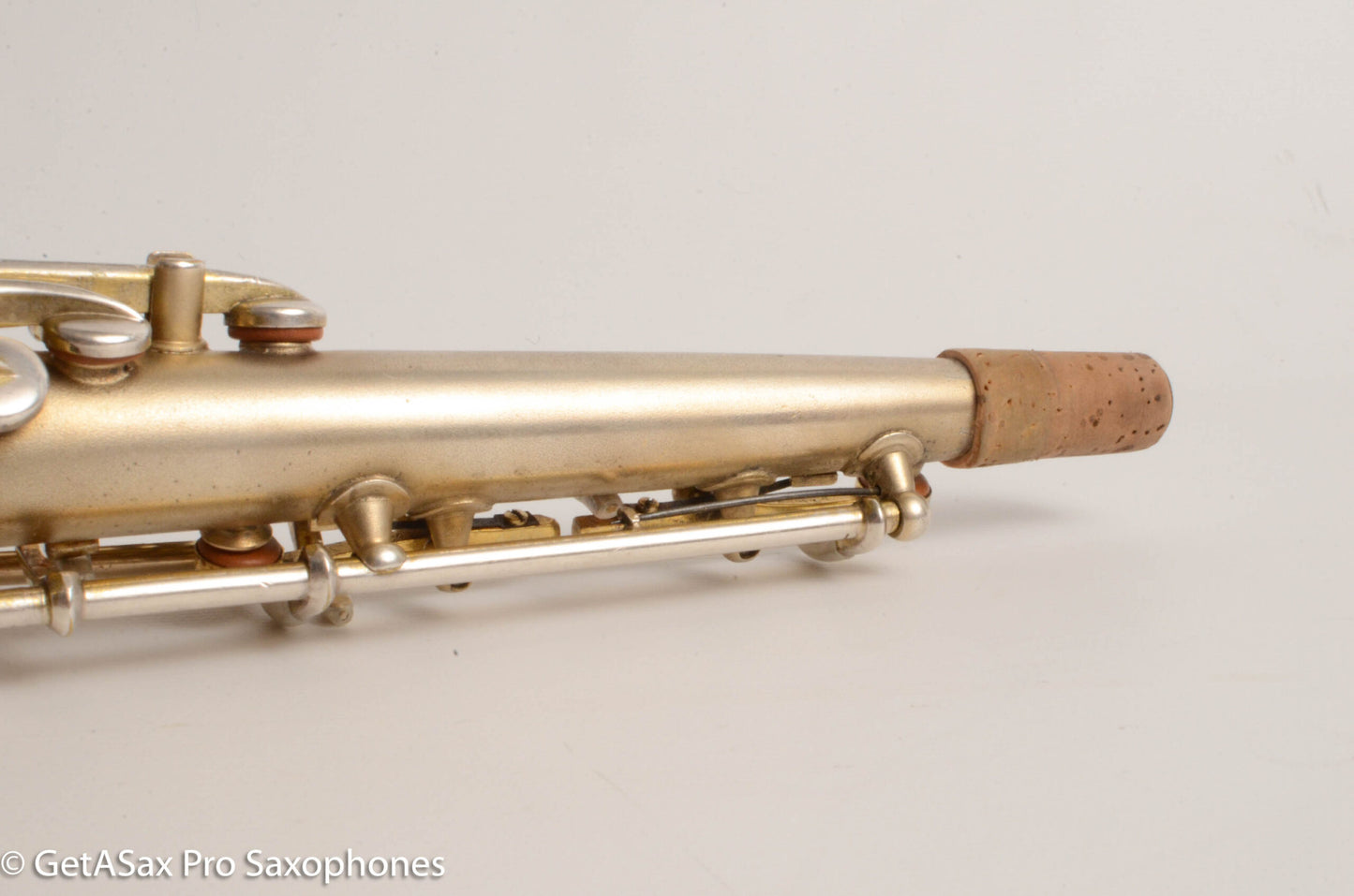 Conn New Wonder II Soprano Original Gold Plate Overhauled with Mods Front F 199071