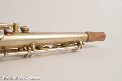 Conn New Wonder II Soprano Original Gold Plate Overhauled with Mods Front F 199071