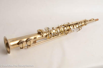 Conn New Wonder II Soprano Original Gold Plate Overhauled with Mods Front F 199071