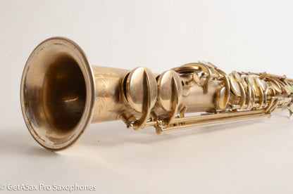 Conn New Wonder II Soprano Original Gold Plate Overhauled with Mods Front F 199071