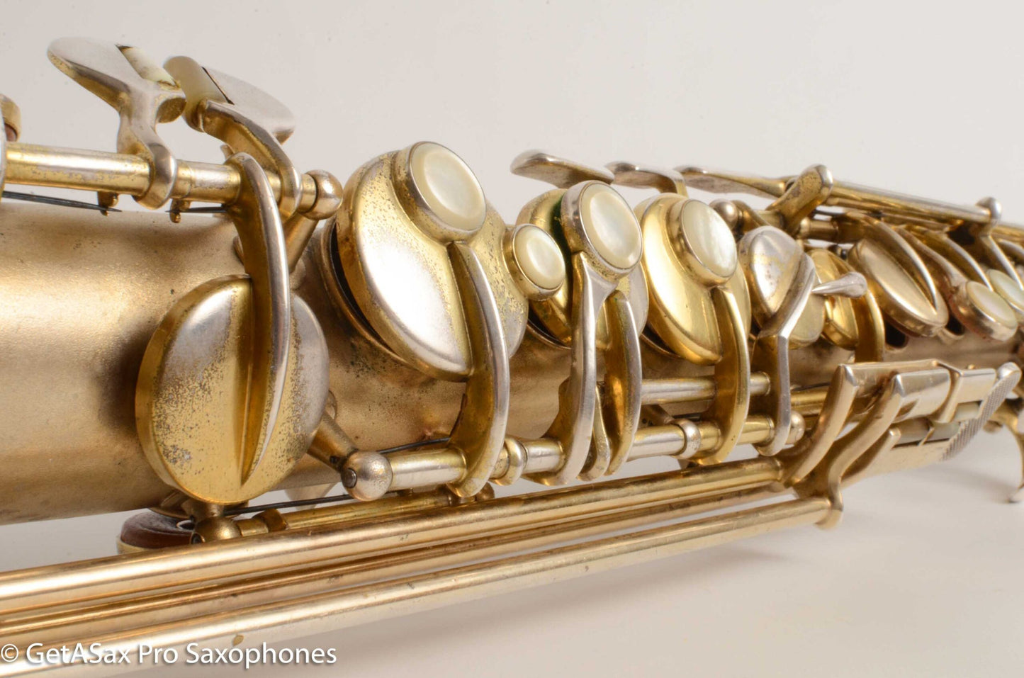 Conn New Wonder II Soprano Original Gold Plate Overhauled with Mods Front F 199071