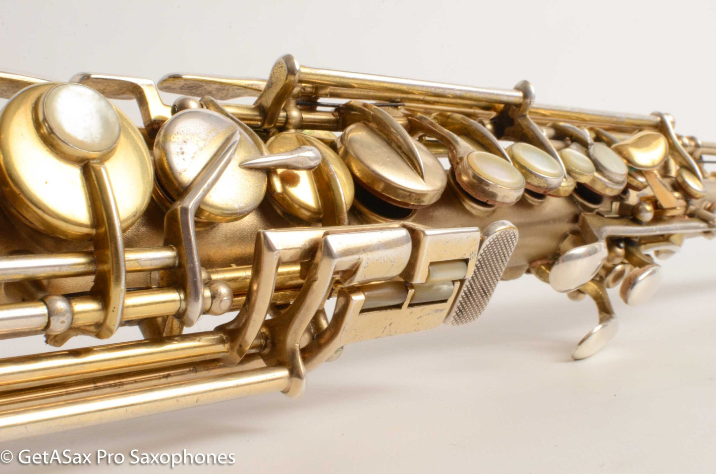 Conn New Wonder II Soprano Original Gold Plate Overhauled with Mods Front F 199071