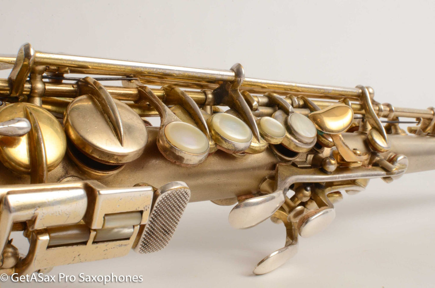 Conn New Wonder II Soprano Original Gold Plate Overhauled with Mods Front F 199071