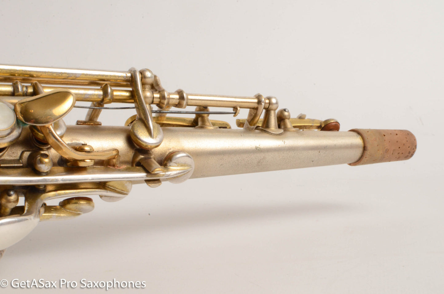Conn New Wonder II Soprano Original Gold Plate Overhauled with Mods Front F 199071