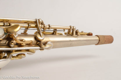 Conn New Wonder II Soprano Original Gold Plate Overhauled with Mods Front F 199071