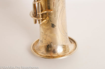 Conn NWII Soprano Burnished Gold w/ Train Portrait Plays Great! 184812