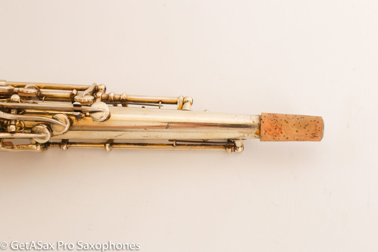 Conn NWII Soprano Burnished Gold w/ Train Portrait Plays Great! 184812