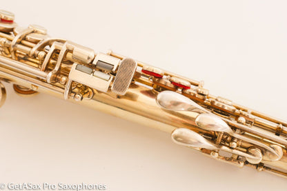 Conn NWII Soprano Burnished Gold w/ Train Portrait Plays Great! 184812