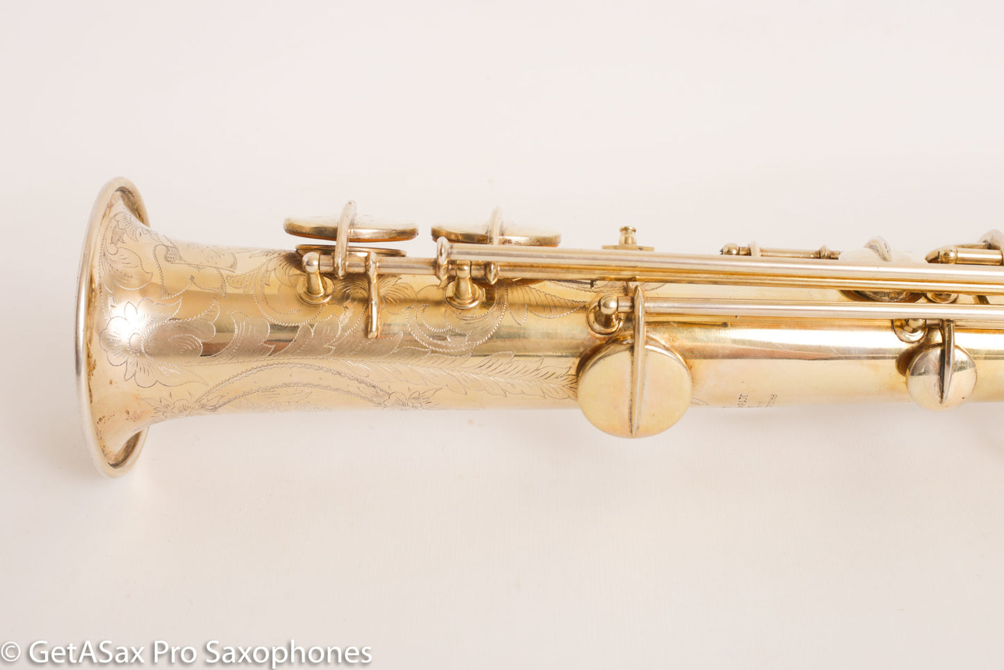 Conn NWII Soprano Burnished Gold w/ Train Portrait Plays Great! 184812