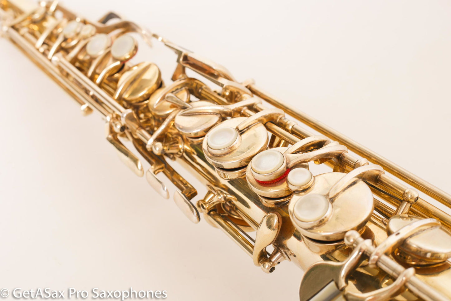 Conn NWII Soprano Burnished Gold w/ Train Portrait Plays Great! 184812