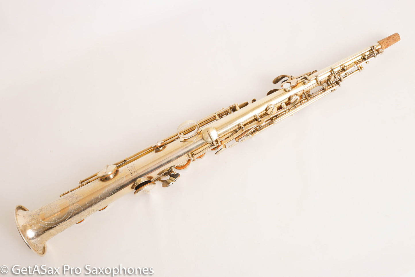 Conn NWII Soprano Burnished Gold w/ Train Portrait Plays Great! 184812