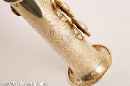 Conn NWII Soprano Burnished Gold w/ Train Portrait Plays Great! 184812