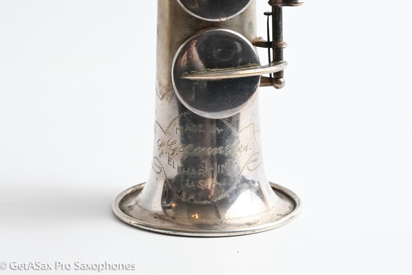 コナーさん Conn New Wonder II Soprano Original Silver Plate 1928 202776 – GETASAX