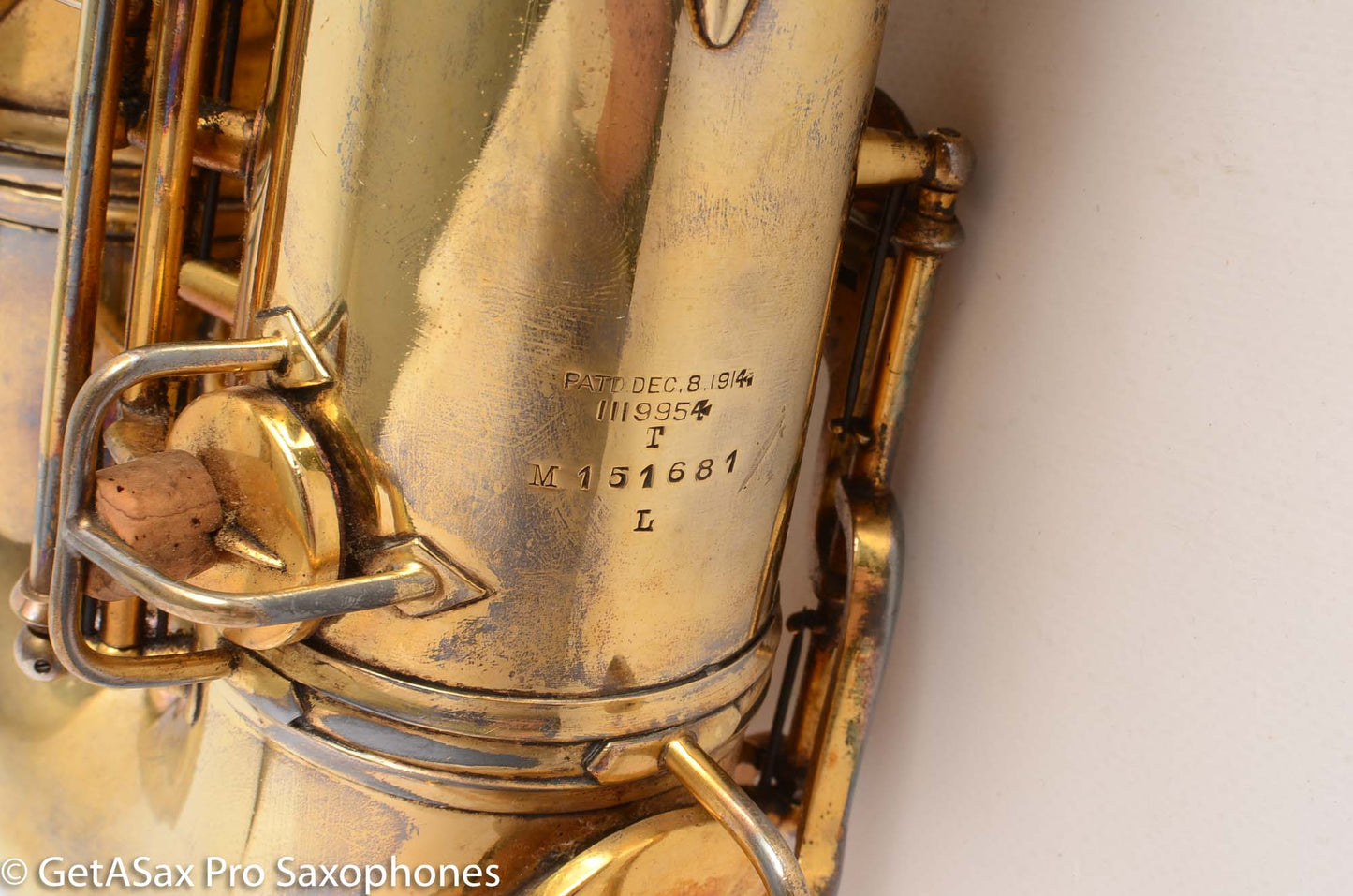 Conn Burnished Gold Portrait New Wonder II Tenor Original Condition Old Pads 151681