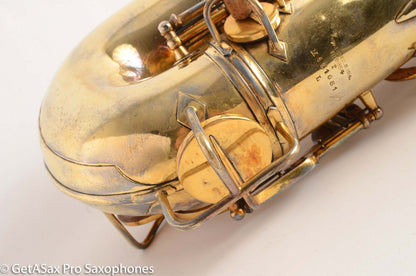 Conn Burnished Gold Portrait New Wonder II Tenor Original Condition Old Pads 151681