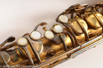 Conn Burnished Gold Portrait New Wonder II Tenor Original Condition Old Pads 151681