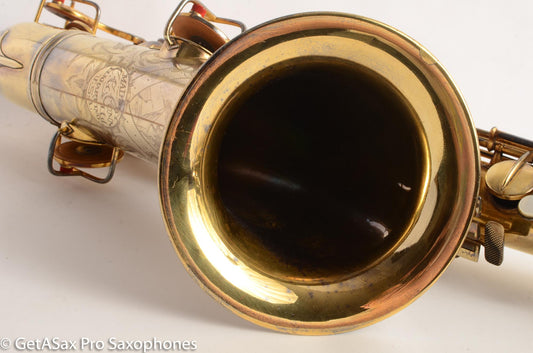 Conn Burnished Gold Portrait New Wonder II Tenor Original Condition Old Pads 151681