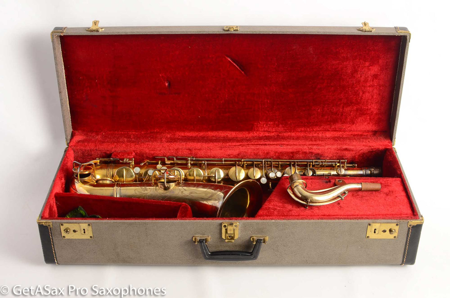 Conn Burnished Gold Portrait New Wonder II Tenor Original Condition Old Pads 151681