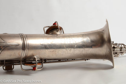 Conn New Wonder II Tenor Original Silver Plate Hiscox Case 154287