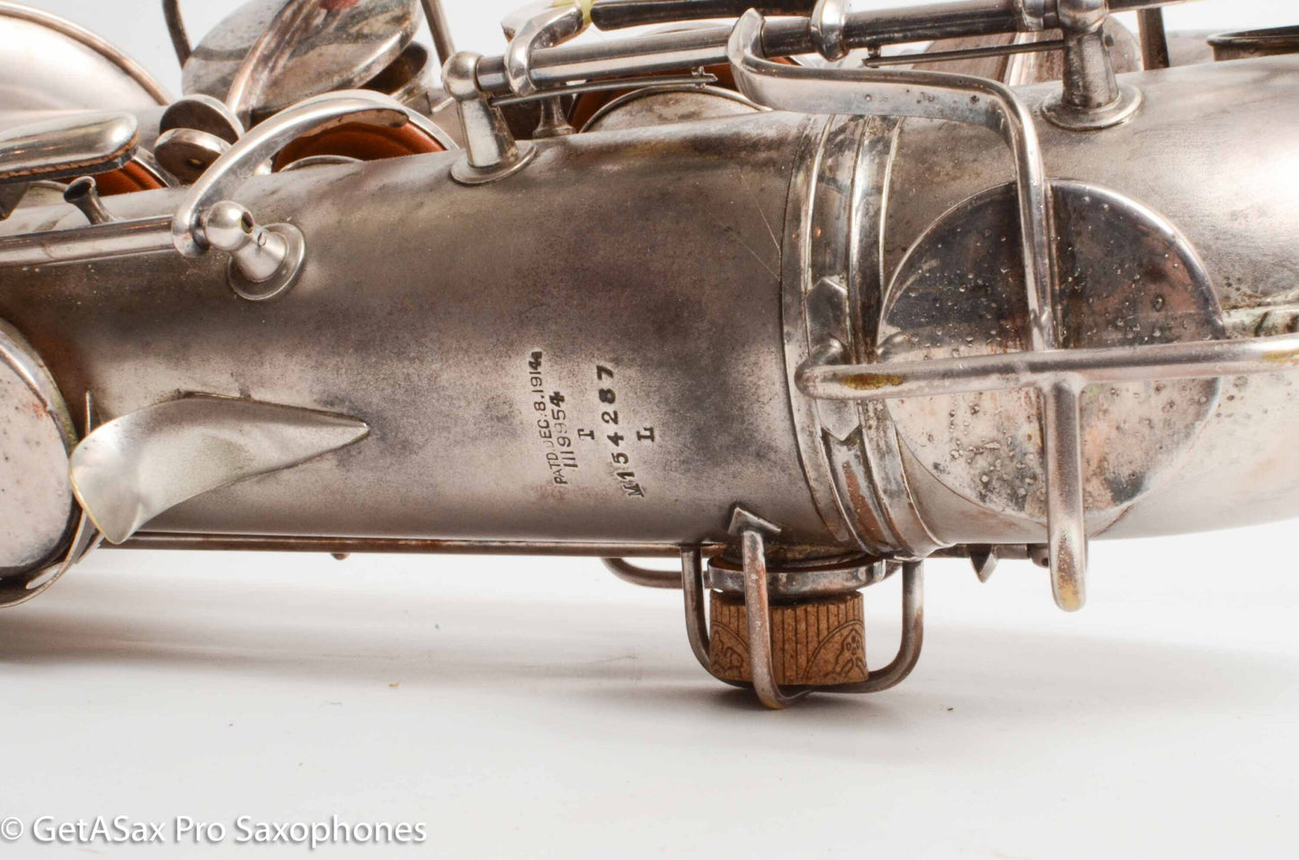 Conn New Wonder II Tenor Original Silver Plate Hiscox Case 154287