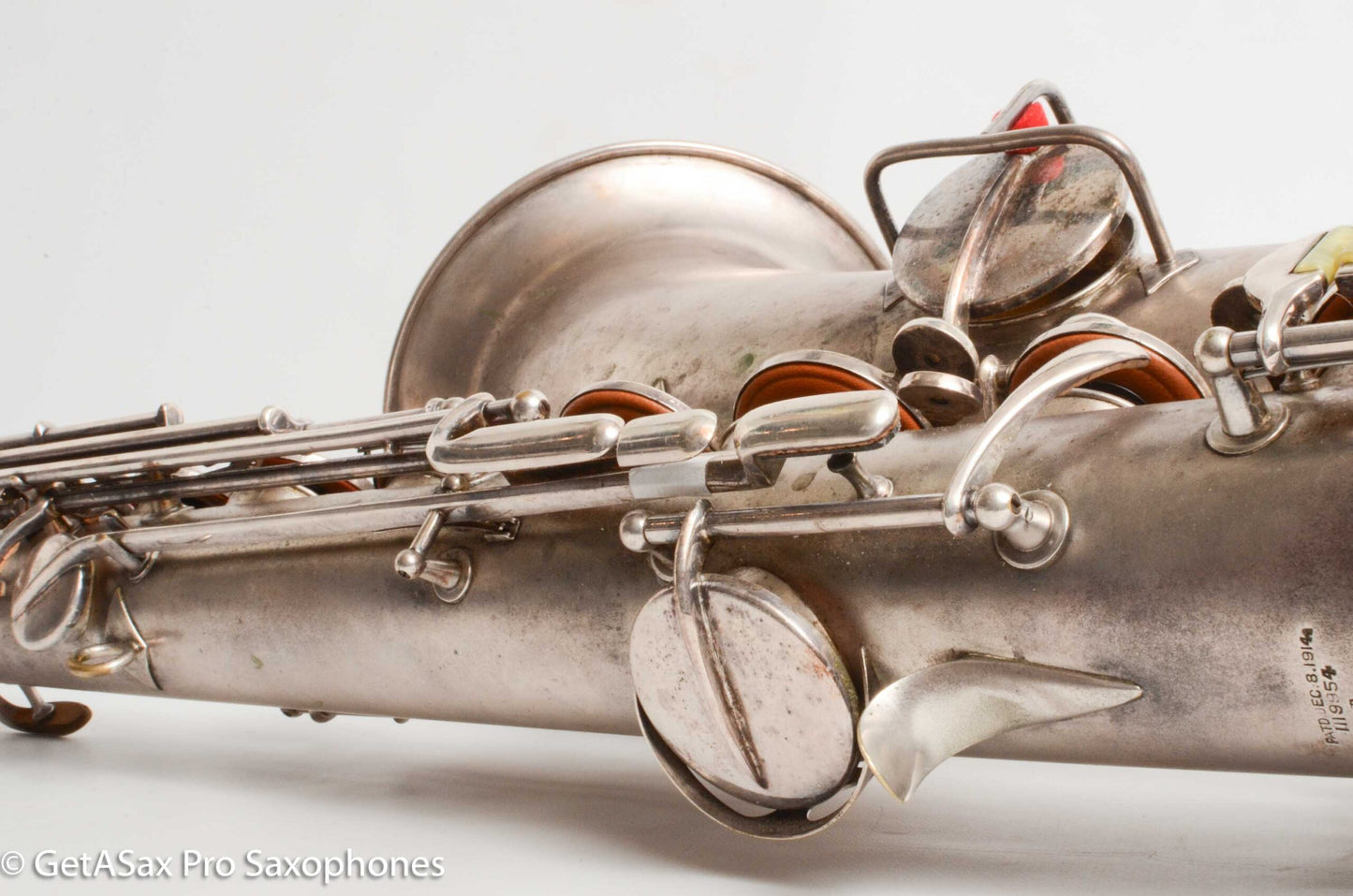 Conn New Wonder II Tenor Original Silver Plate Hiscox Case 154287